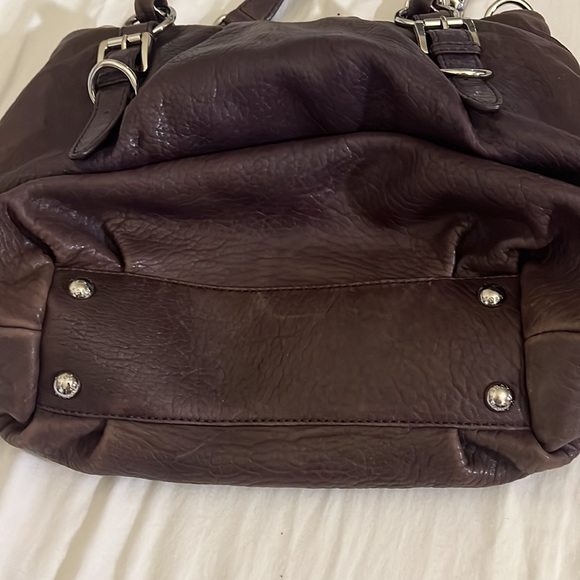 Purple leather Michael Kors bag purse - Picture 10 of 10